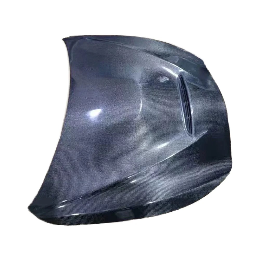 2014-2021  Q50 Real Carbon Fiber Front Hood Bonnet Cover New Condition with Included Clips